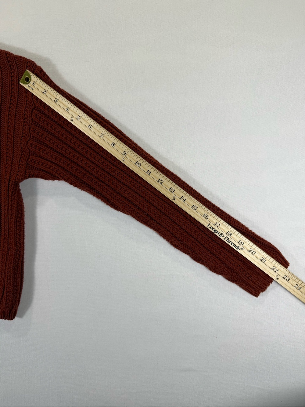 Universal Thread Rust Ribbed Crewneck Sweater - Picture 10 of 10